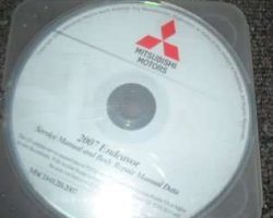 2007 Mitsubishi Endeavor Service and Body Repair Manual CD