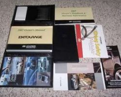 2007 Hyundai Entourage Owner's Manual