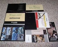 2007 Hyundai Entourage Owner's Manual Set