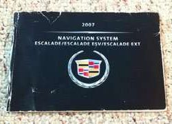2007 Cadillac Escalade Navigation System Owner's Manual