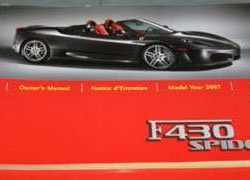 2007 Ferrari F430 Spider Owner's Manual