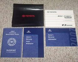 2007 Toyota FJ Cruiser Owner Operator User Guide Manual Set