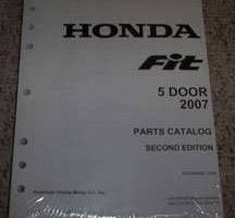 2007 Honda Fit Parts Catalog Manual