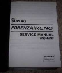 2007 Suzuki Forenza & Reno Service Manual