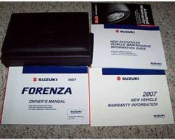 2007 Suzuki Forenza Owner's Manual Set