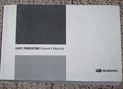 2007 Subaru Forester Owner's Manual
