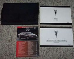 2007 Pontiac G6 Owner's Manual Set