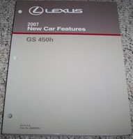 2007 Lexus GS450h New Car Features Manual