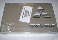 2007 Mitsubishi Galant Owner's Manual