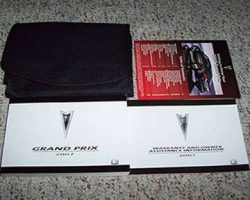 2007 Pontiac Grand Prix Owner's Manual Set
