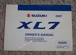 2007 Suzuki Grand Vitara XL-7 Owner's Manual