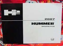2007 Hummer H2 Navigation System Owner's Manual