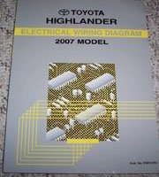 2007 Toyota Highlander Electrical Wiring Diagram Manual