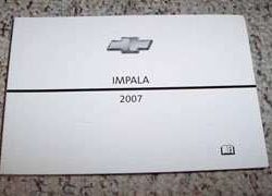 2007 Chevrolet Impala Owner's Manual