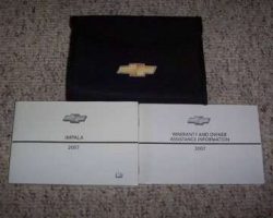 2007 Chevrolet Impala Owner's Manual Set