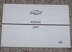 2007 Chevrolet Kodiak Medium Duty Truck Owner's Manual