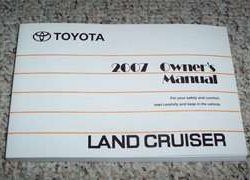 2007 Toyota Land Cruiser Owner's Manual