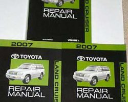 2007 Toyota Land Cruiser Service Repair Manual