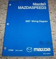 2007 Mazda3 & Mazdaspeed3 Wiring Diagrams Manual