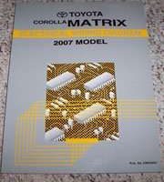 2007 Toyota Corolla Matrix Electrical Wiring Diagram Manual