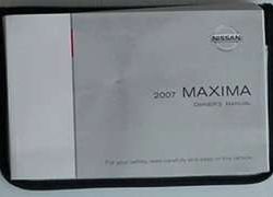 2007 Nissan Maxima Owner's Manual