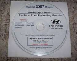 2007 Hyundai Elantra Workshop & Electrical Troubleshooting Manual CD