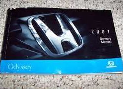 2007 Honda Odyssey Owner's Manual