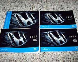 2007 Honda Odyssey Owner's Manual Set