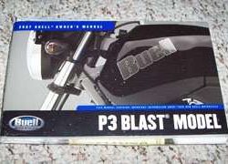 2007 Buell P3 Blast Model Owner's Manual