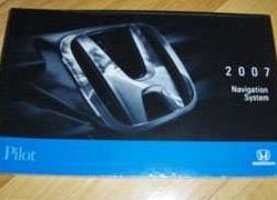 2007 Honda Pilot Navigation System Owner's Manual
