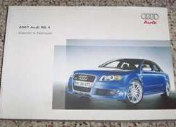 2007 Audi RS4 Owner's Manual