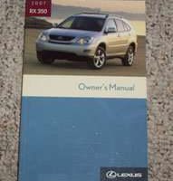 2007 Lexus RX350 Owner's Manual