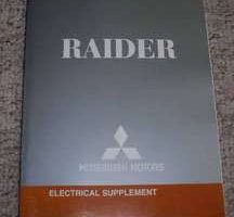2007 Mitsubishi Raider Electrical Supplement Manual