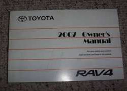 2007 Toyota Rav4 Owner's Manual