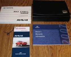 2007 Toyota Rav4 Owner's Manual Set