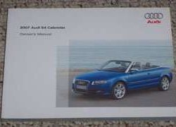 2007 Audi S4 Cabriolet Owner's Manual