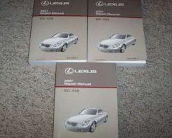 2007 Lexus SC430 Service Repair Manual