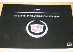 2007 Cadillac STS Navigation System Owner's Manual