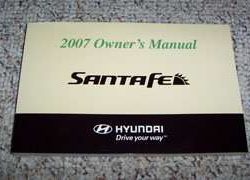 2007 Hyundai Santa Fe Owner Operator User Guide Manual