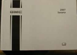 2007 GMC Savana Owner's Manual