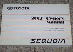 2007 Toyota Sequoia Owner's Manual