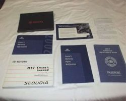 2007 Toyota Sequoia Owner's Manual Set
