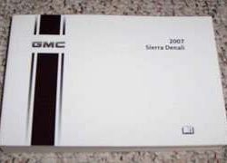 2007 GMC Sierra Denali Owner's Manual