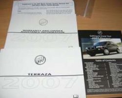 2007 Buick Terraza Owner's Manual