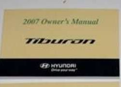 2007 Hyundai Tiburon Owner's Manual