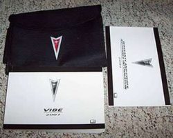 2007 Pontiac Vibe Owner's Manual Set