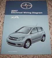 2007 Scion xA Electrical Wiring Diagram Manual