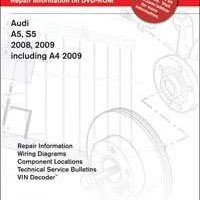 2008 Audi A5 & S5  Service Manual DVD