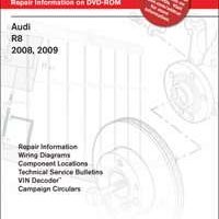 2008 Audi R8  Service Manual DVD