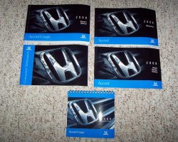 2007 Honda Accord Coupe Owner's Manual Set